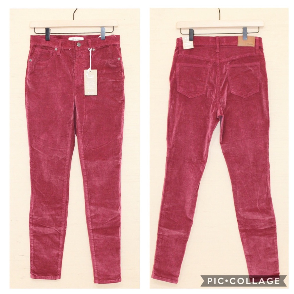 Madewell 10" High-Rise Skinny Jeans Velvet Edition - Picture 5 of 7